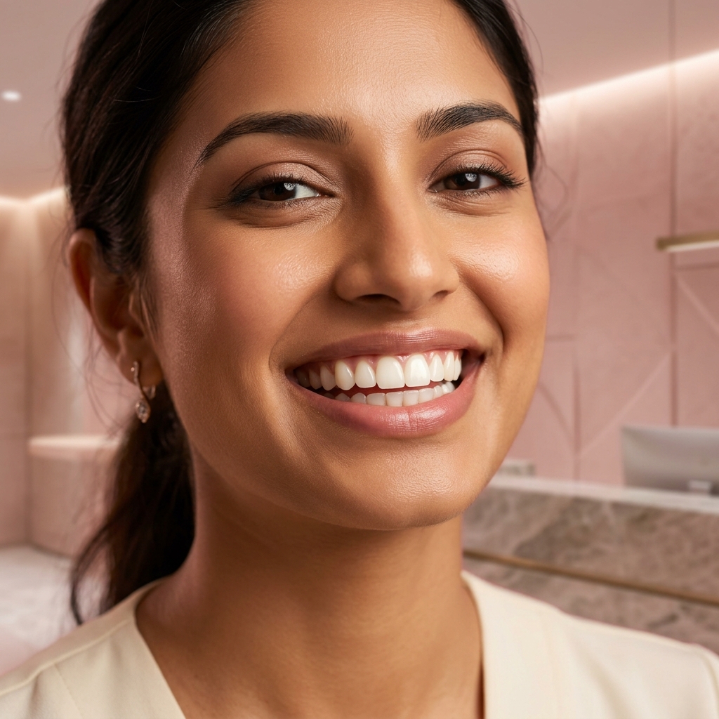Radiant Indian smile showcasing clinical excellence at Smile Clinique Mumbai